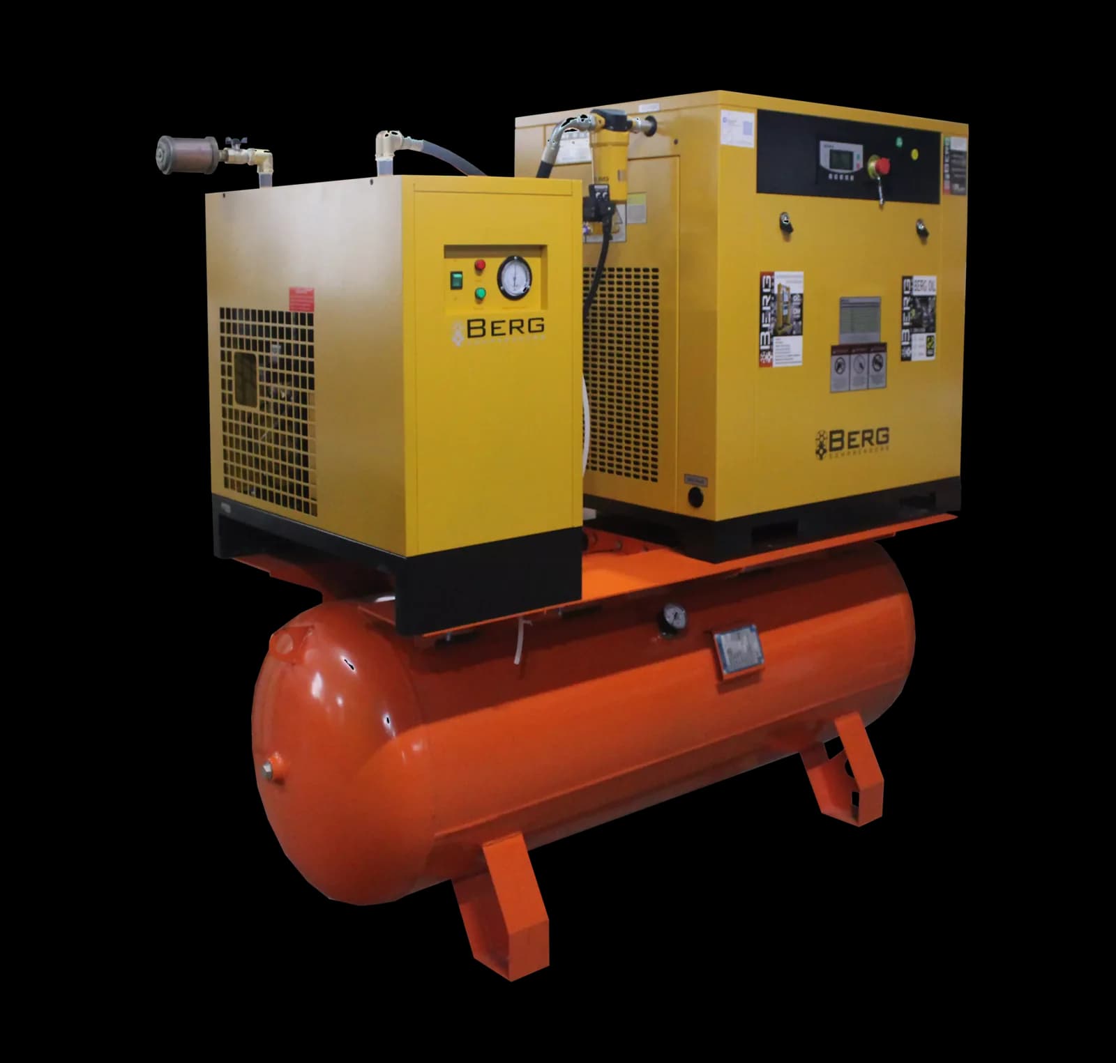 Винтовой компрессор BERG ВК-7.5РО-500, 16 бар (16 бар, IP 55)