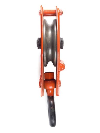 Блок монтажный однорольный с  ушком TOR 3,2 т с откидной щекой — фото 14